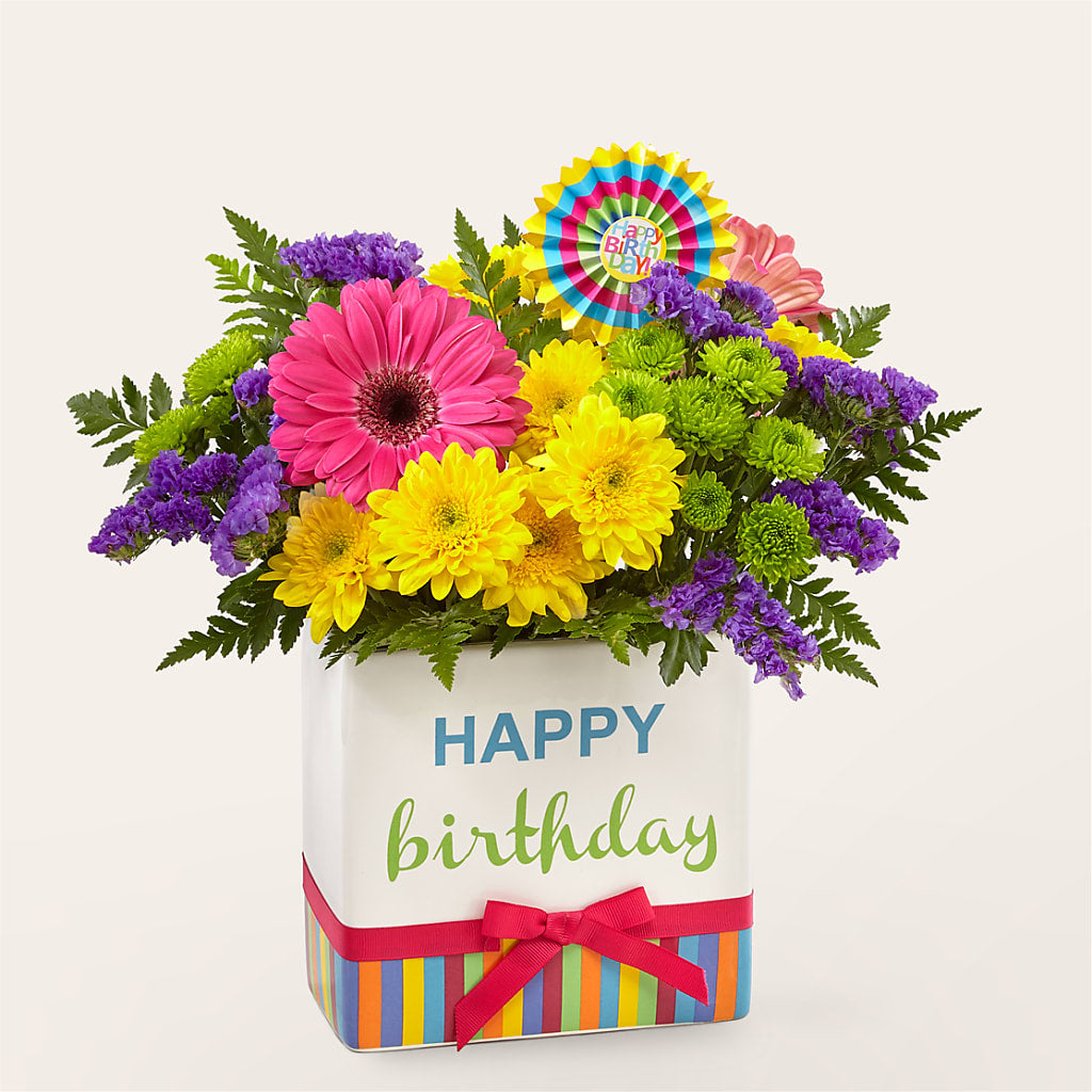 Birthday Brights Bouquet – T BEARS FLORIST & GIFTS, Columbus OH