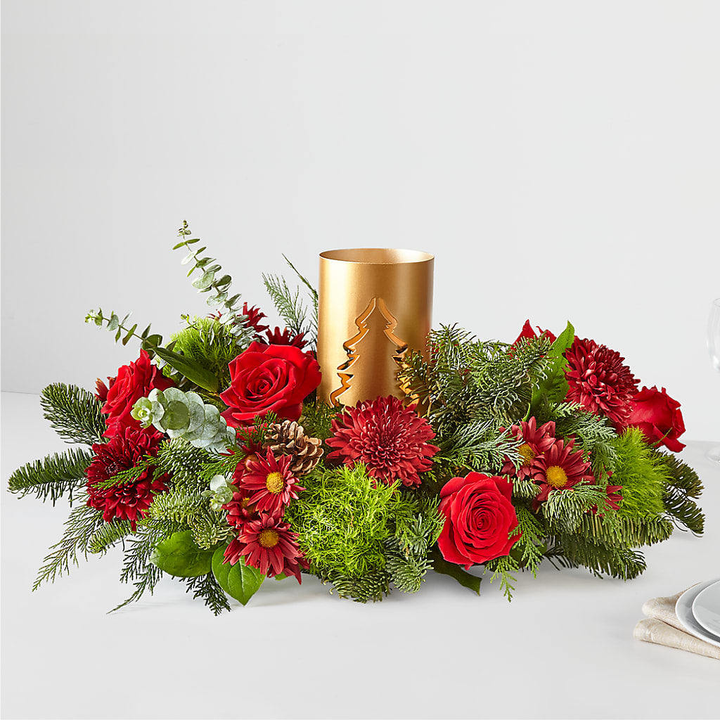Toast the Season Centerpiece – T BEARS FLORIST & GIFTS, Columbus OH