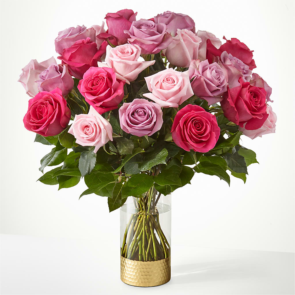 Pure Beauty Mixed Roses – T BEARS FLORIST & GIFTS, Columbus OH