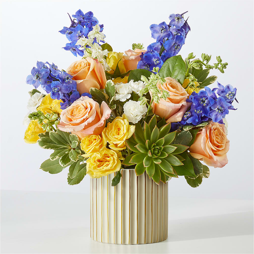 Cobalt Reverie Bouquet – T BEARS FLORIST & GIFTS, Columbus OH