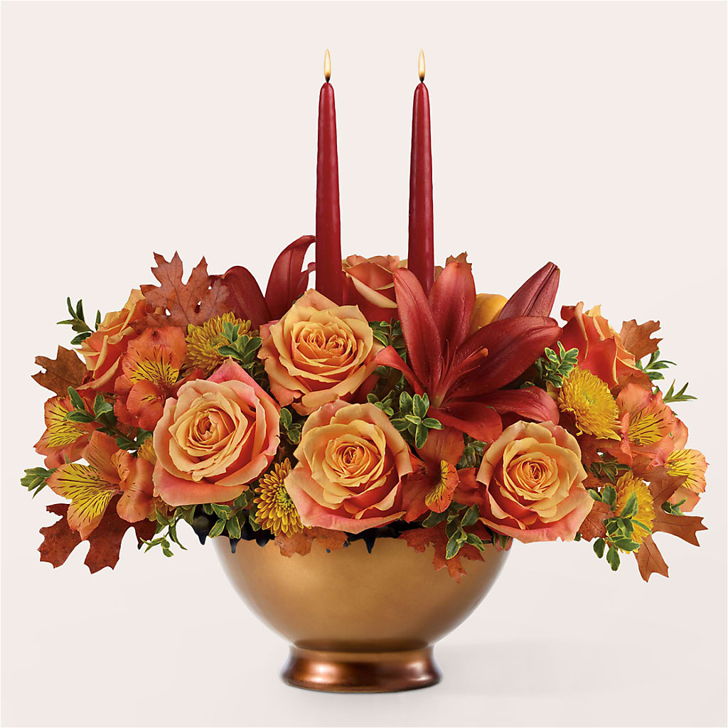 Harvest Table Centerpiece – T BEARS FLORIST & GIFTS, Columbus OH