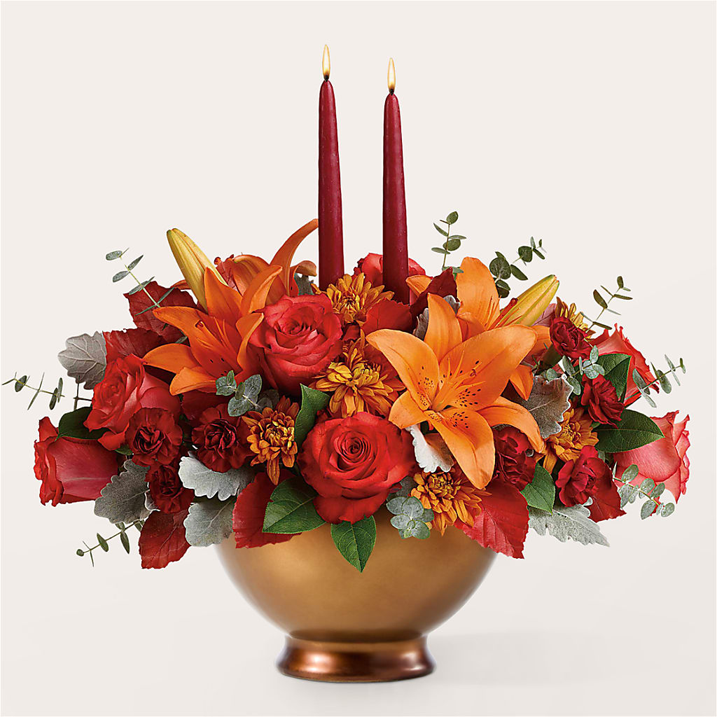 Fruits of Fall Centerpiece – T BEARS FLORIST & GIFTS, Columbus OH