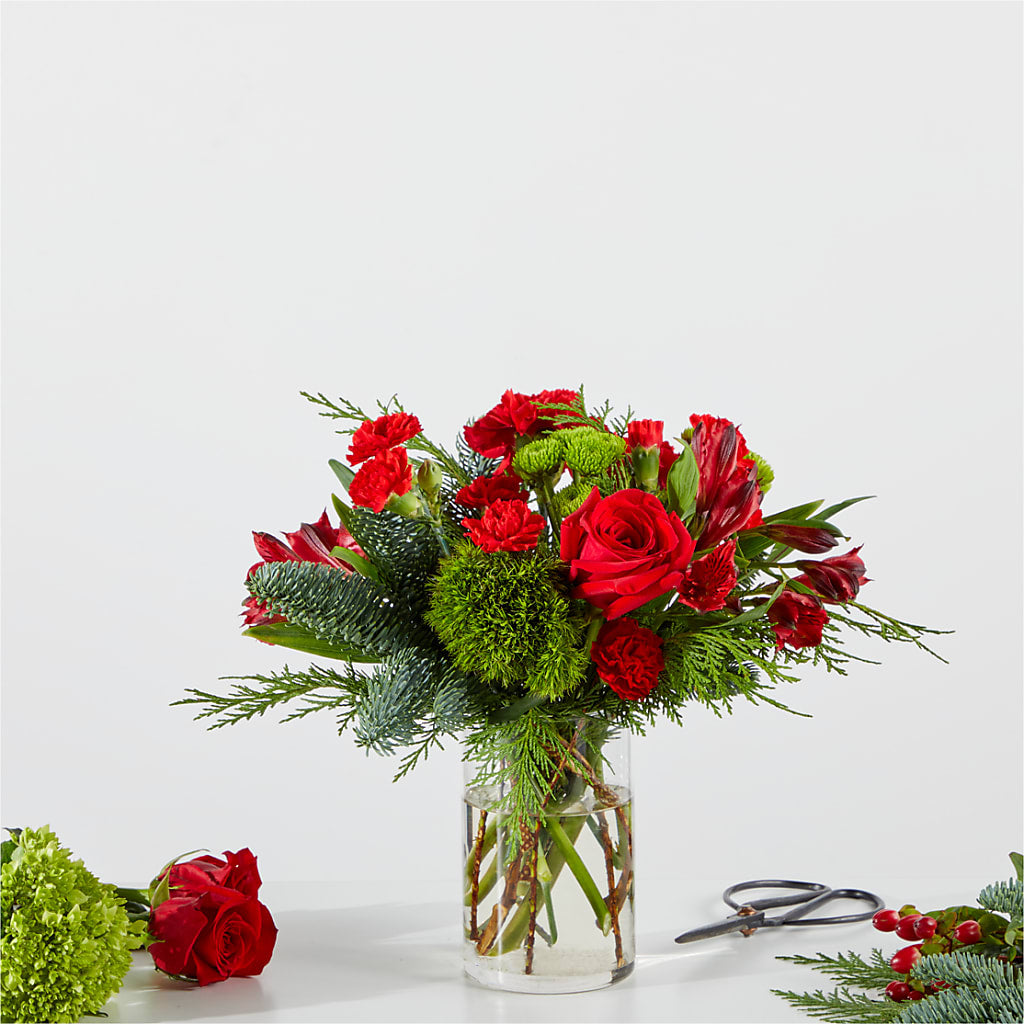 Merry Moment Bouquet – A Florist Original – T BEARS FLORIST & GIFTS, Columbus OH