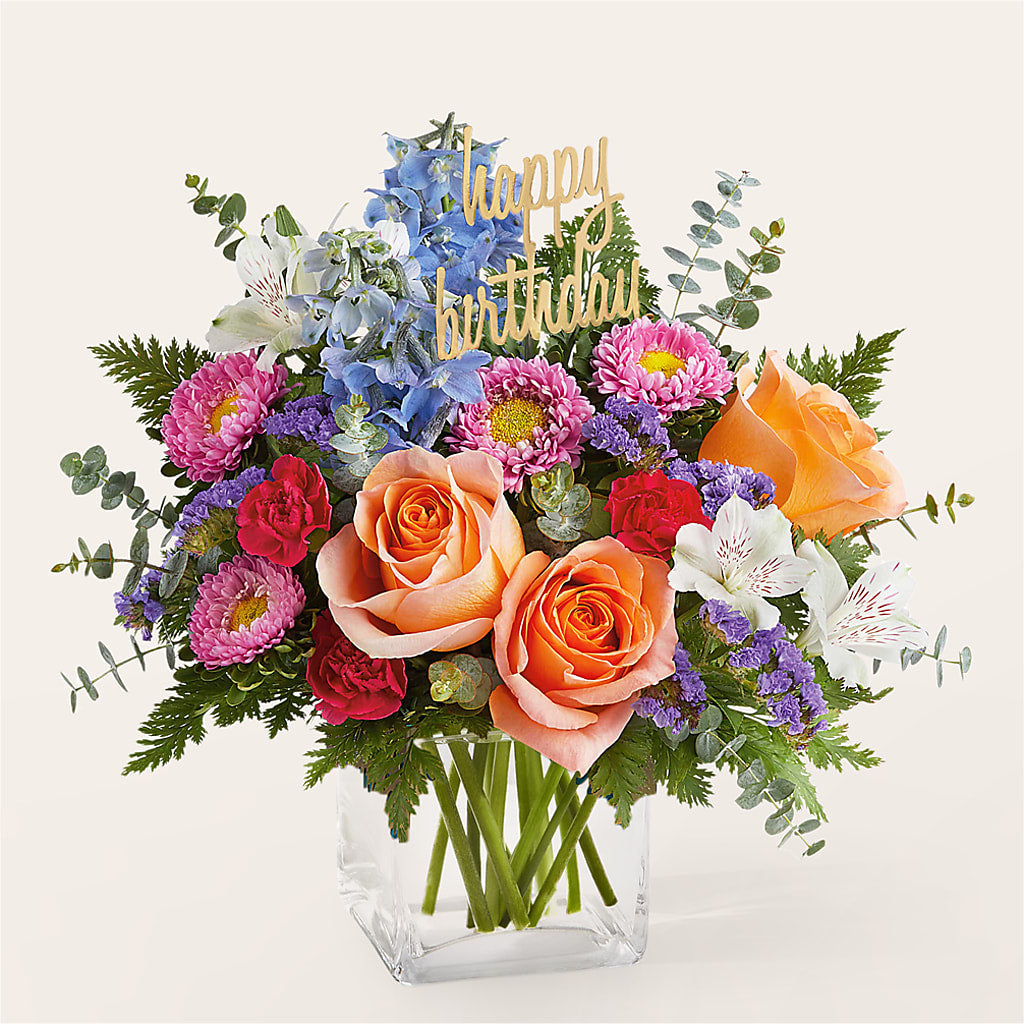 Birthday Bash Bouquet – T BEARS FLORIST & GIFTS, Columbus OH