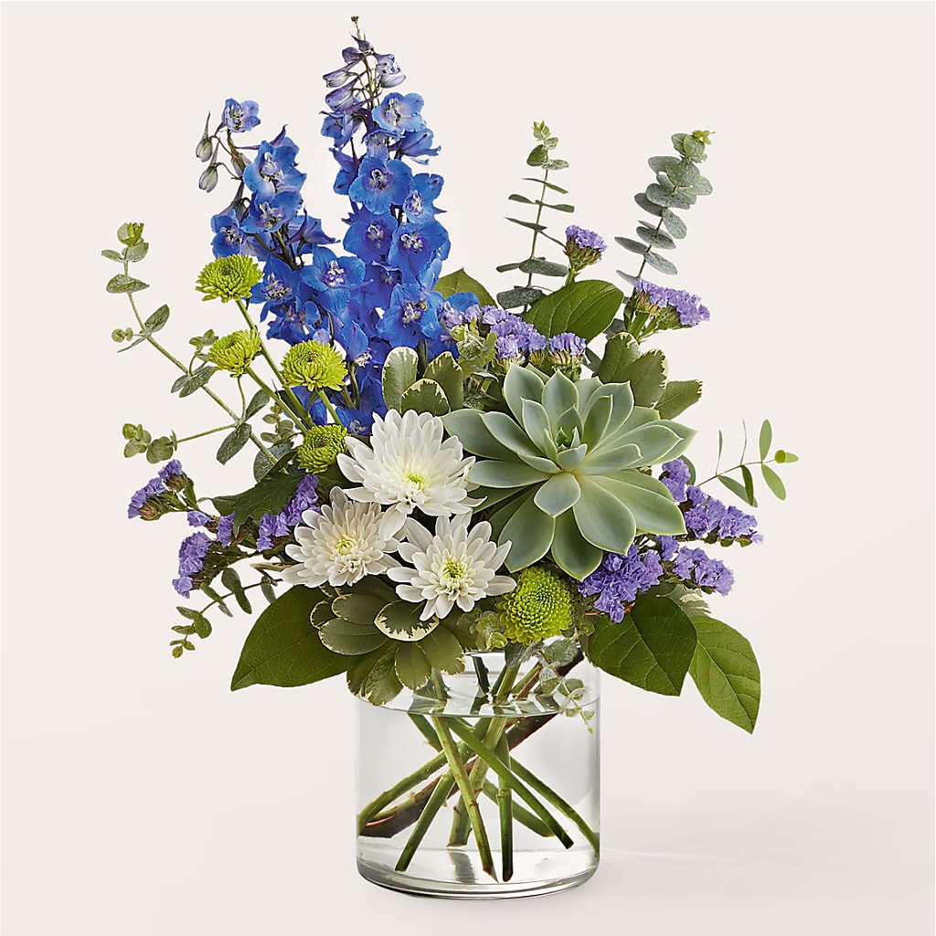 Cerulean Waves Bouquet – T BEARS FLORIST & GIFTS, Columbus OH