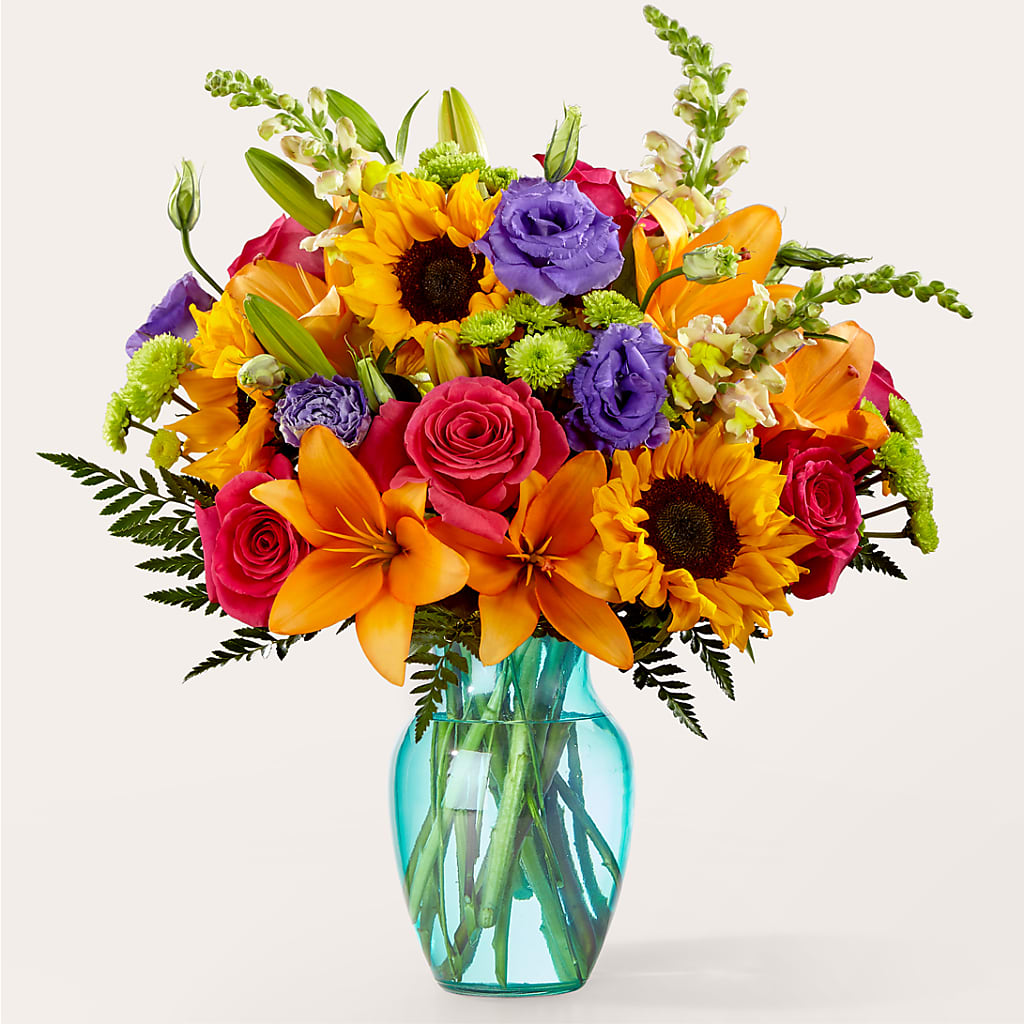 Double Rainbow Bouquet – T BEARS FLORIST & GIFTS, Columbus OH