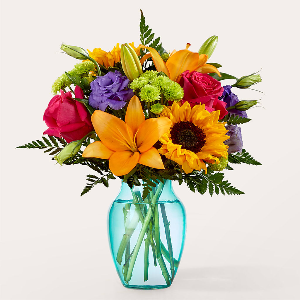 Double Rainbow Bouquet – T BEARS FLORIST & GIFTS, Columbus OH