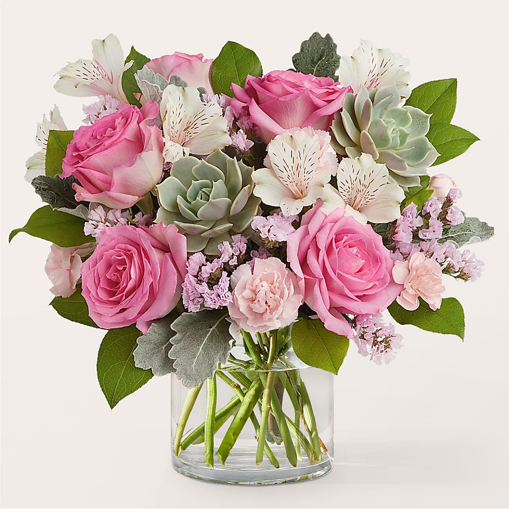Dusty Rose Bouquet – T BEARS FLORIST & GIFTS, Columbus OH