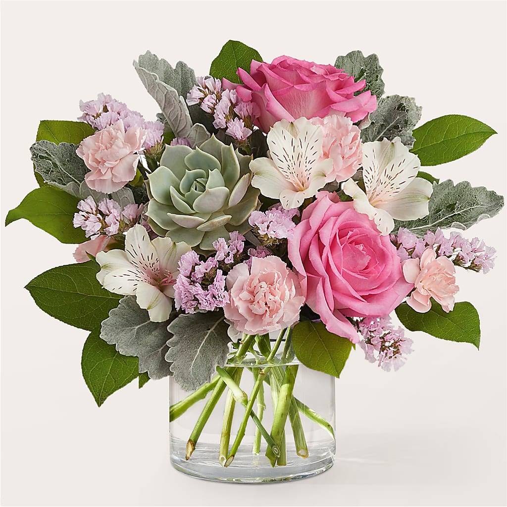 Dusty Rose Bouquet – T BEARS FLORIST & GIFTS, Columbus OH