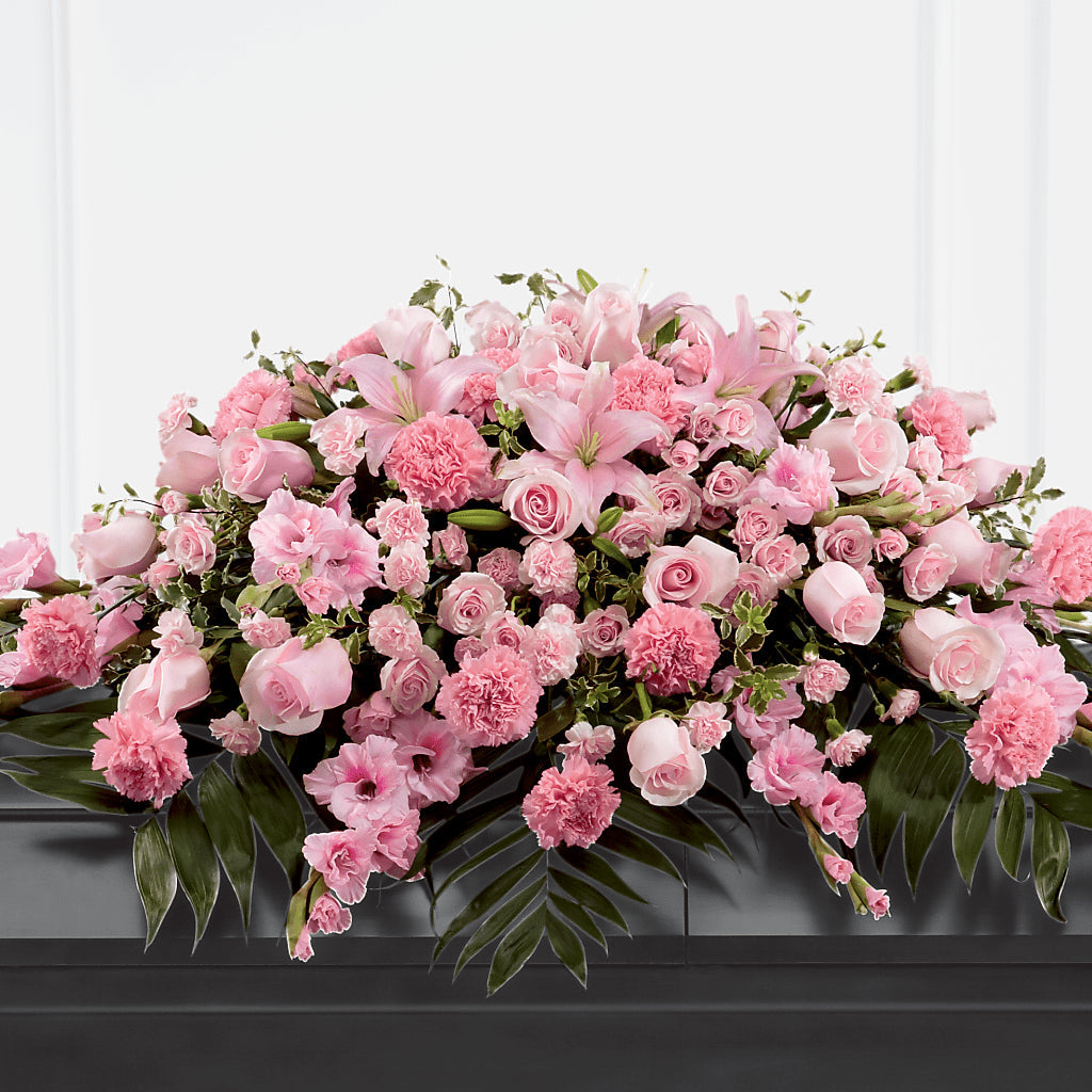 Garden of Comfort Casket Spray (Standard) – T BEARS FLORIST & GIFTS, Columbus OH