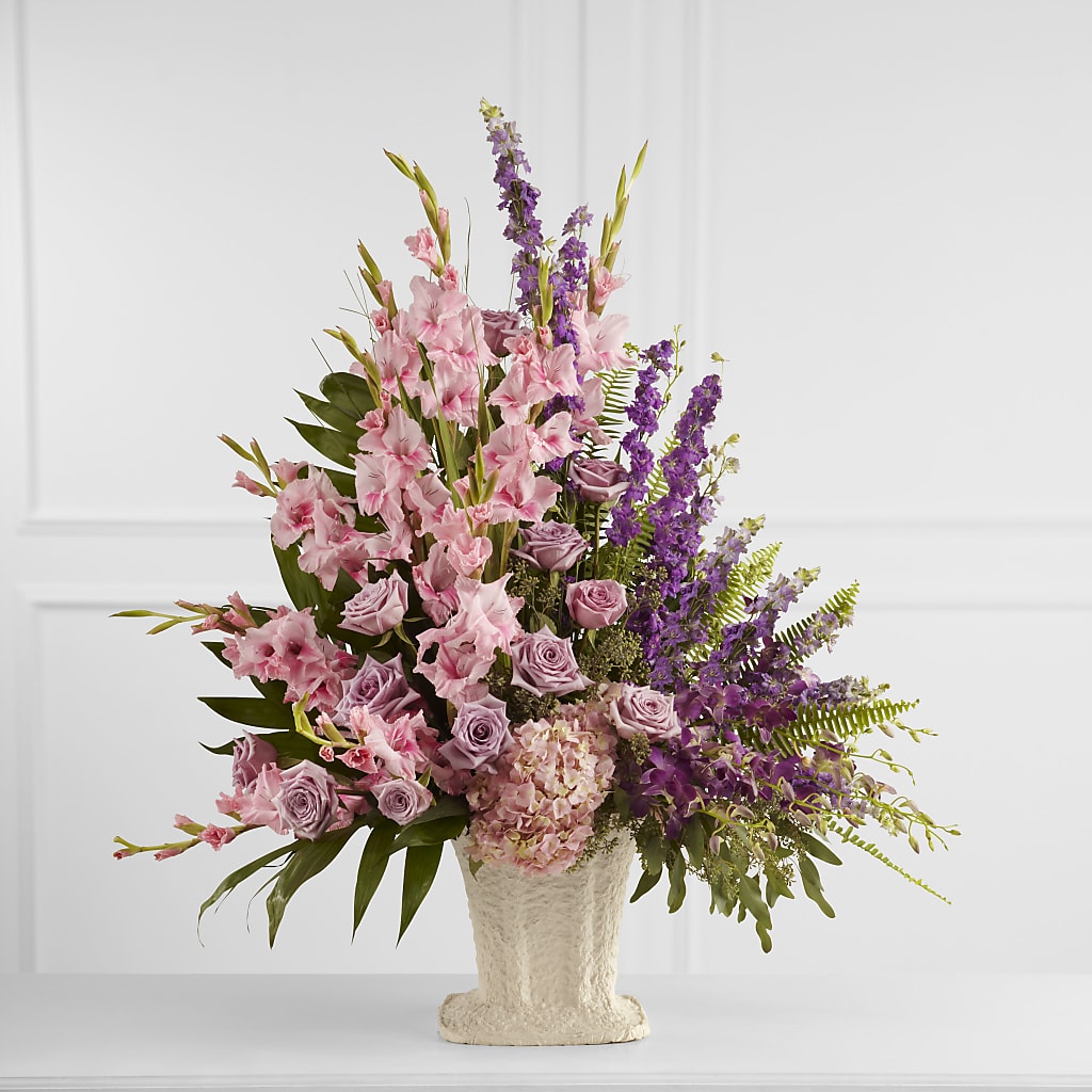 Flowing Garden Arrangement – T BEARS FLORIST & GIFTS, Columbus OH