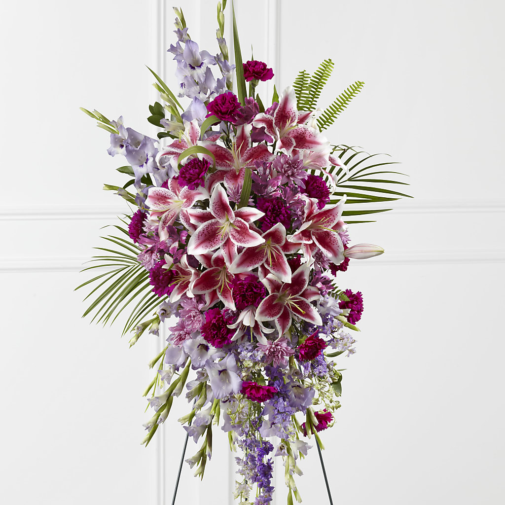 Tender Touch Standing Spray – T BEARS FLORIST & GIFTS, Columbus OH