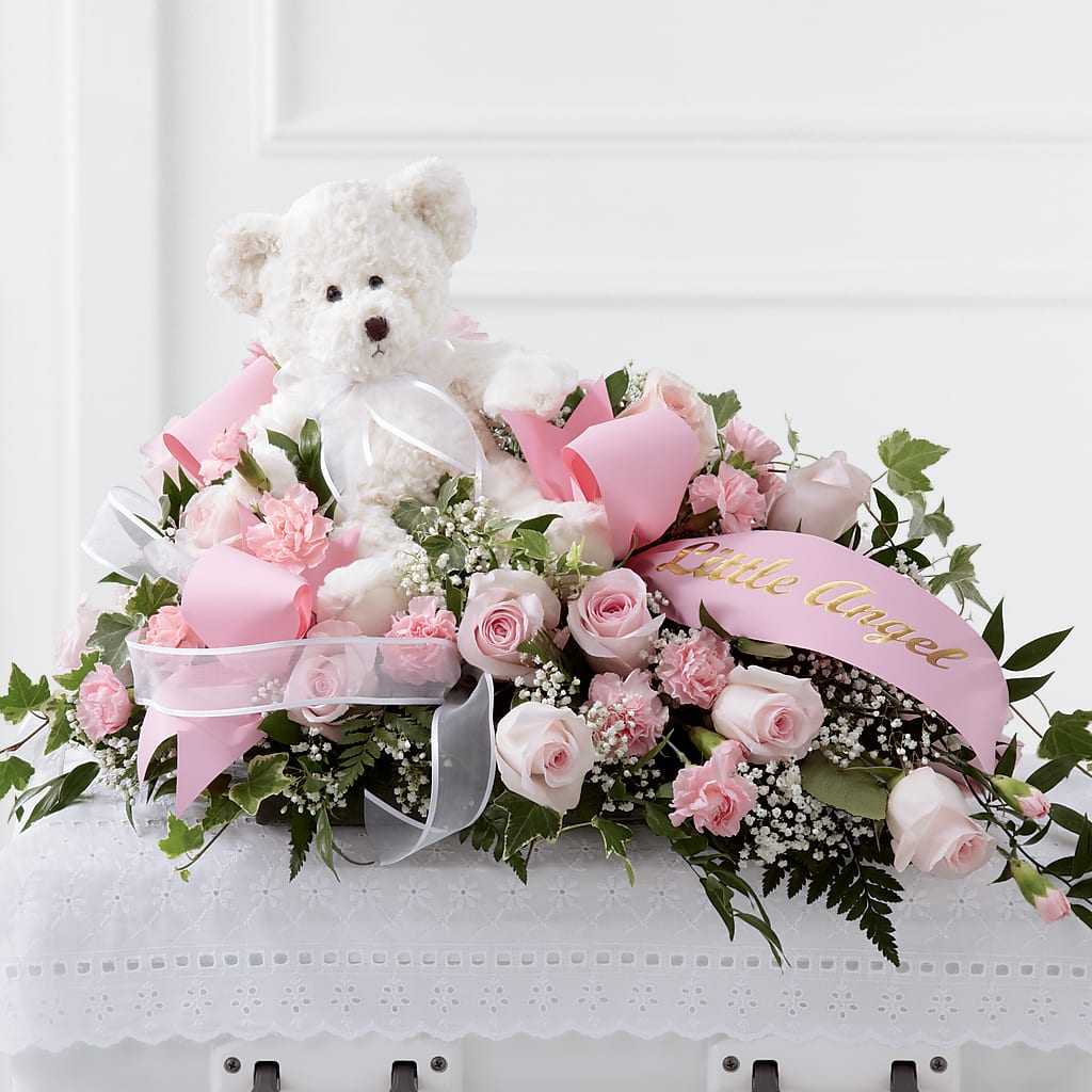 Touch of Sympathy Casket Spray – T BEARS FLORIST & GIFTS, Columbus OH
