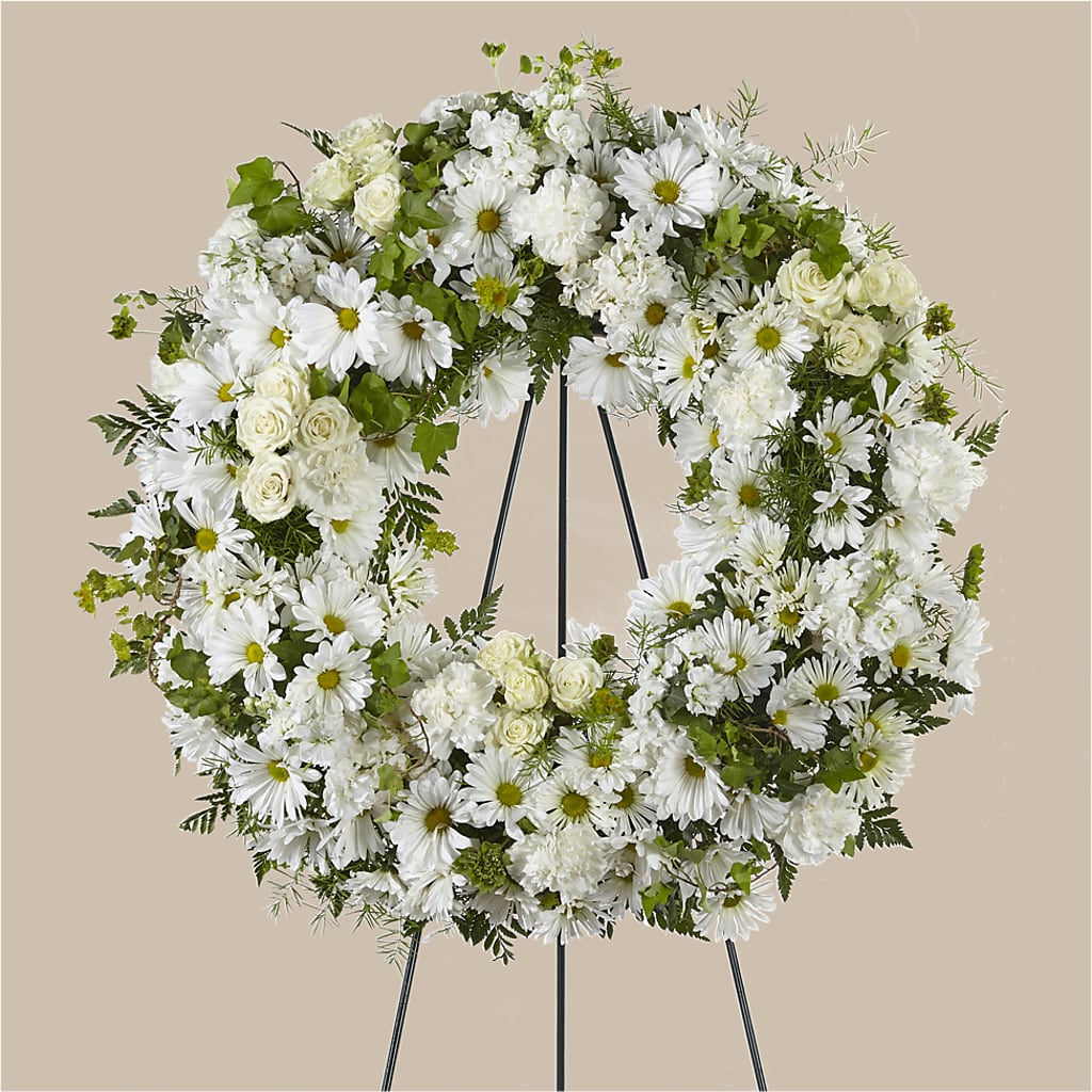 Faithful Wishes Wreath – T BEARS FLORIST & GIFTS, Columbus OH