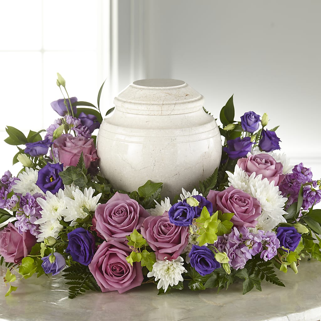 Blooming Sympathy Cremation Adornment – T BEARS FLORIST & GIFTS, Columbus OH