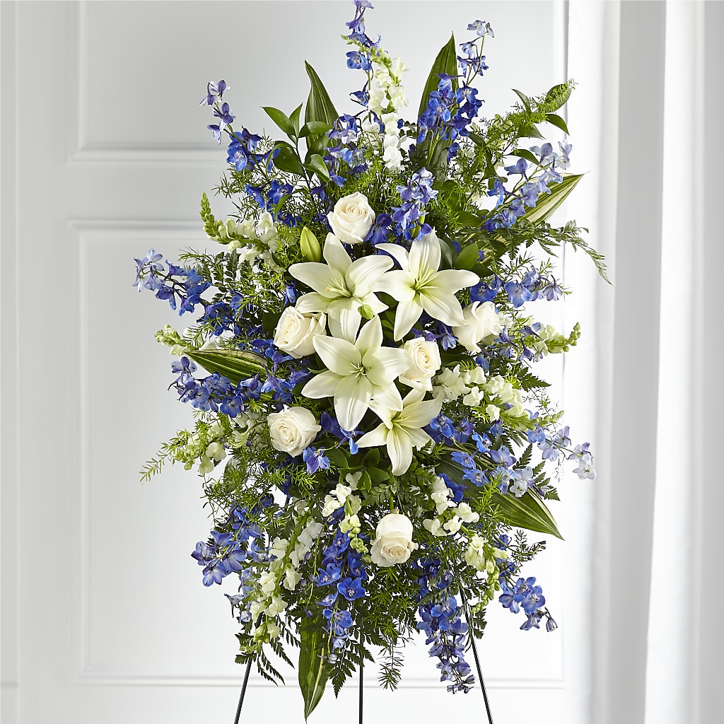 Faithful Friend Standing Spray – T BEARS FLORIST & GIFTS, Columbus OH