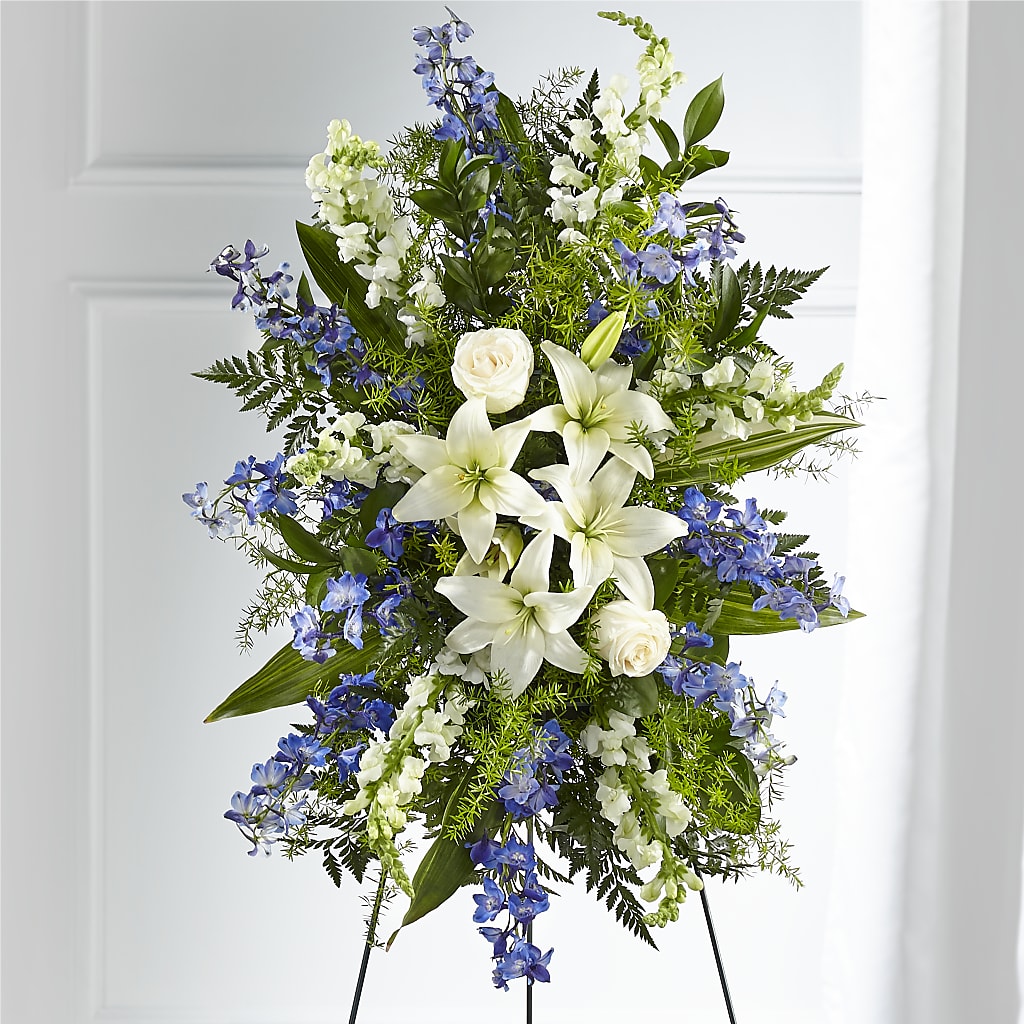 Faithful Friend Standing Spray – T BEARS FLORIST & GIFTS, Columbus OH