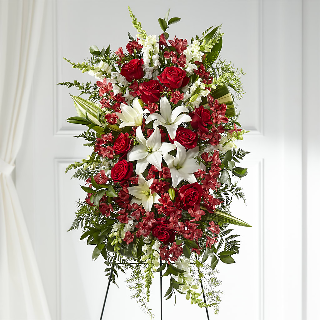 Everlasting Memory Standing Spray – T BEARS FLORIST & GIFTS, Columbus OH