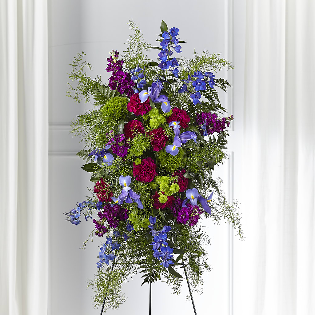 Heavenly Skies Standing Spray – T BEARS FLORIST & GIFTS, Columbus OH