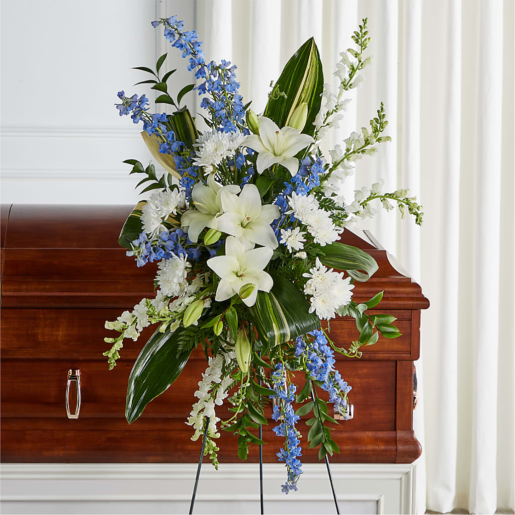 Eternal Impressions Standing Spray – T BEARS FLORIST & GIFTS, Columbus OH