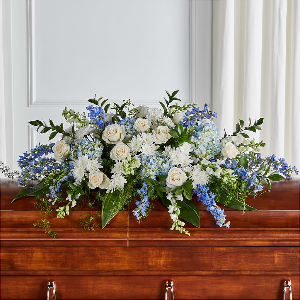 Timeless Essence Casket Spray – T BEARS FLORIST & GIFTS, Columbus OH