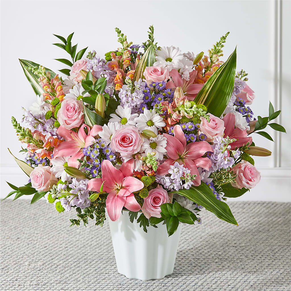Abundant Compassion Floor Basket – T BEARS FLORIST & GIFTS, Columbus OH