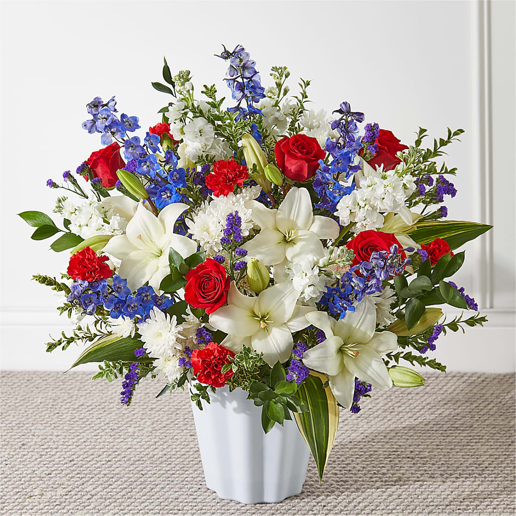 Consoled Floor Basket – T BEARS FLORIST & GIFTS, Columbus OH