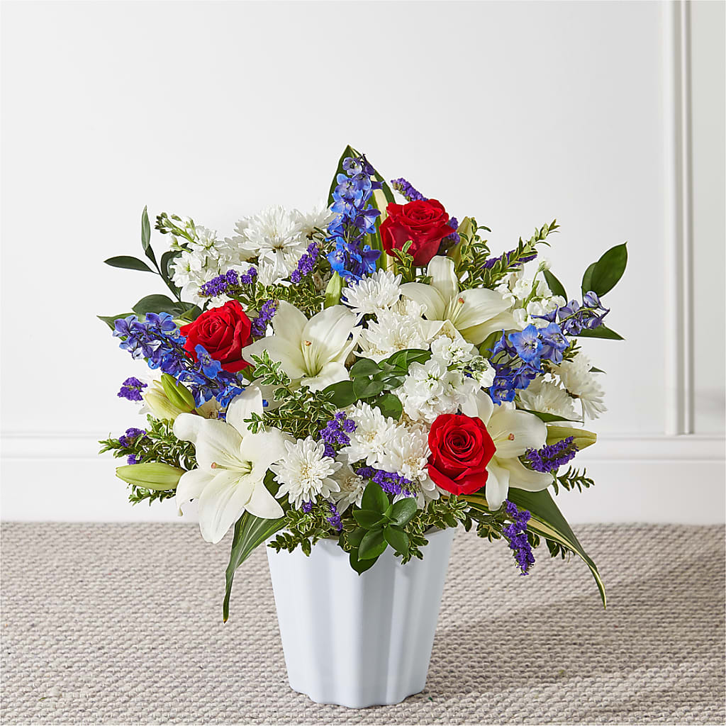 Consoled Floor Basket – T BEARS FLORIST & GIFTS, Columbus OH