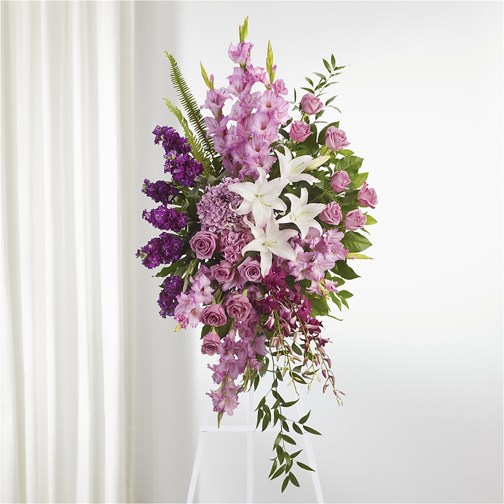 Never Alone Standing Spray – T BEARS FLORIST & GIFTS, Columbus OH