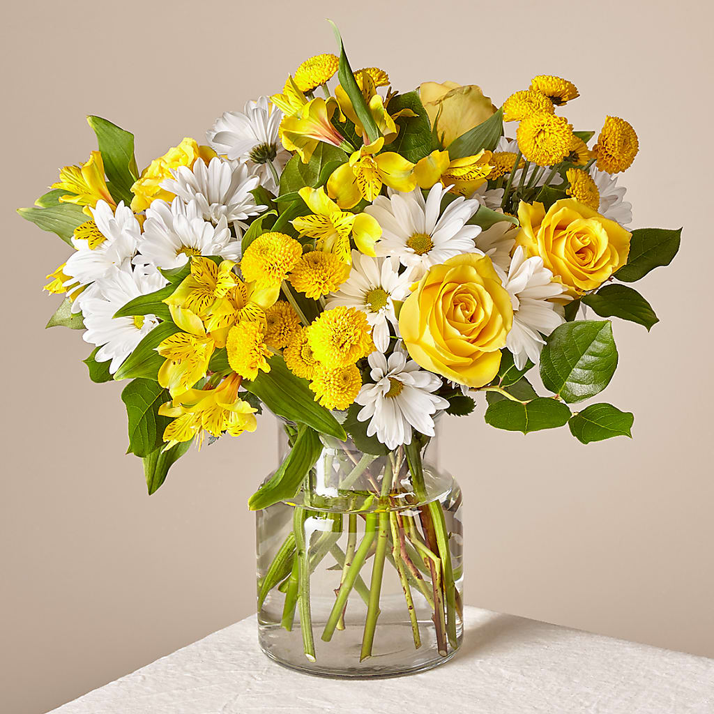 Sunny Sentiments Bouquet – T BEARS FLORIST & GIFTS, Columbus OH