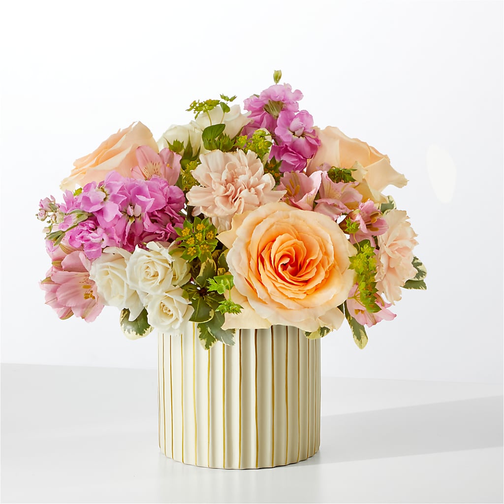 Paradise Bouquet with Ivory Vase – T BEARS FLORIST & GIFTS, Columbus OH