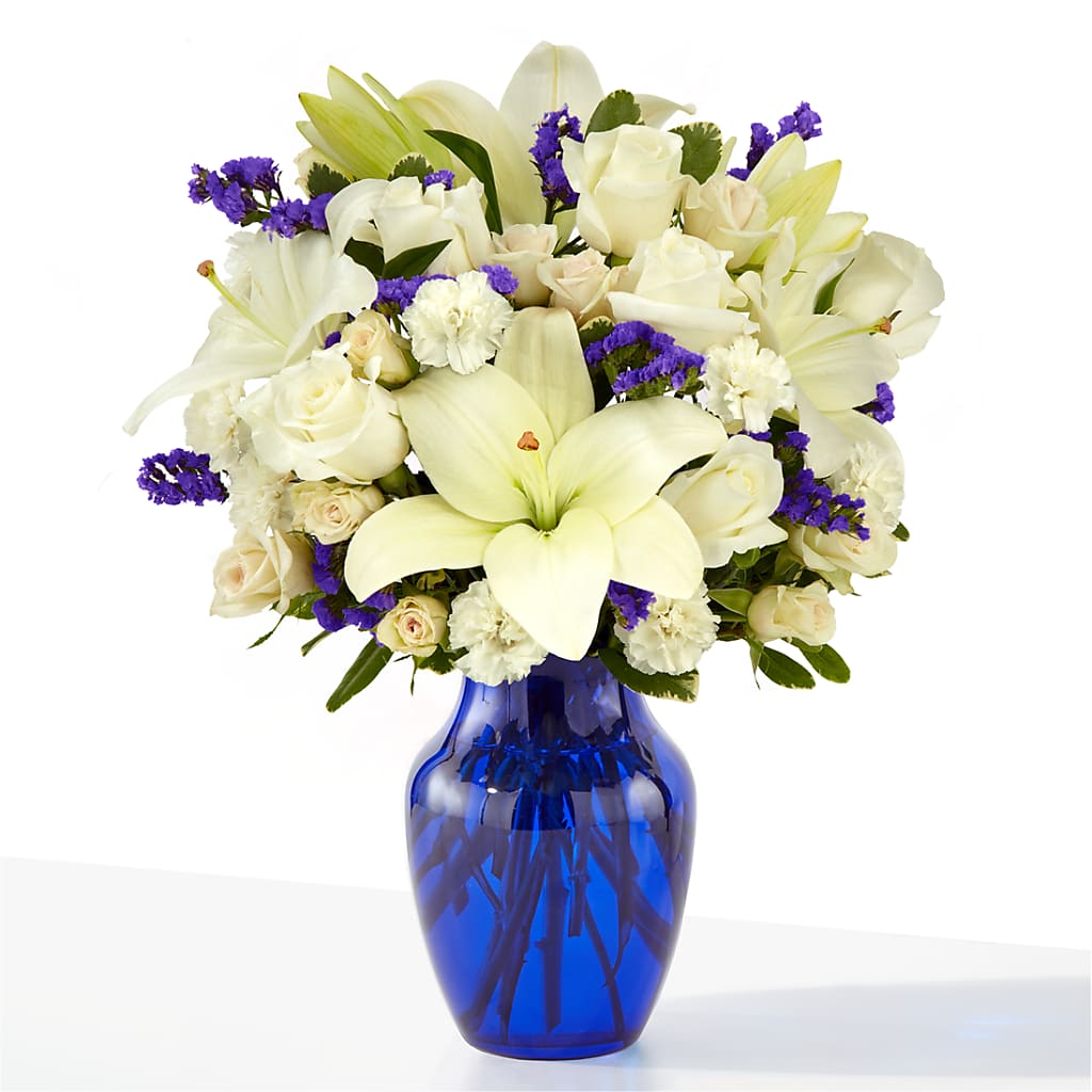Sapphire Rush Bouquet – T BEARS FLORIST & GIFTS, Columbus OH