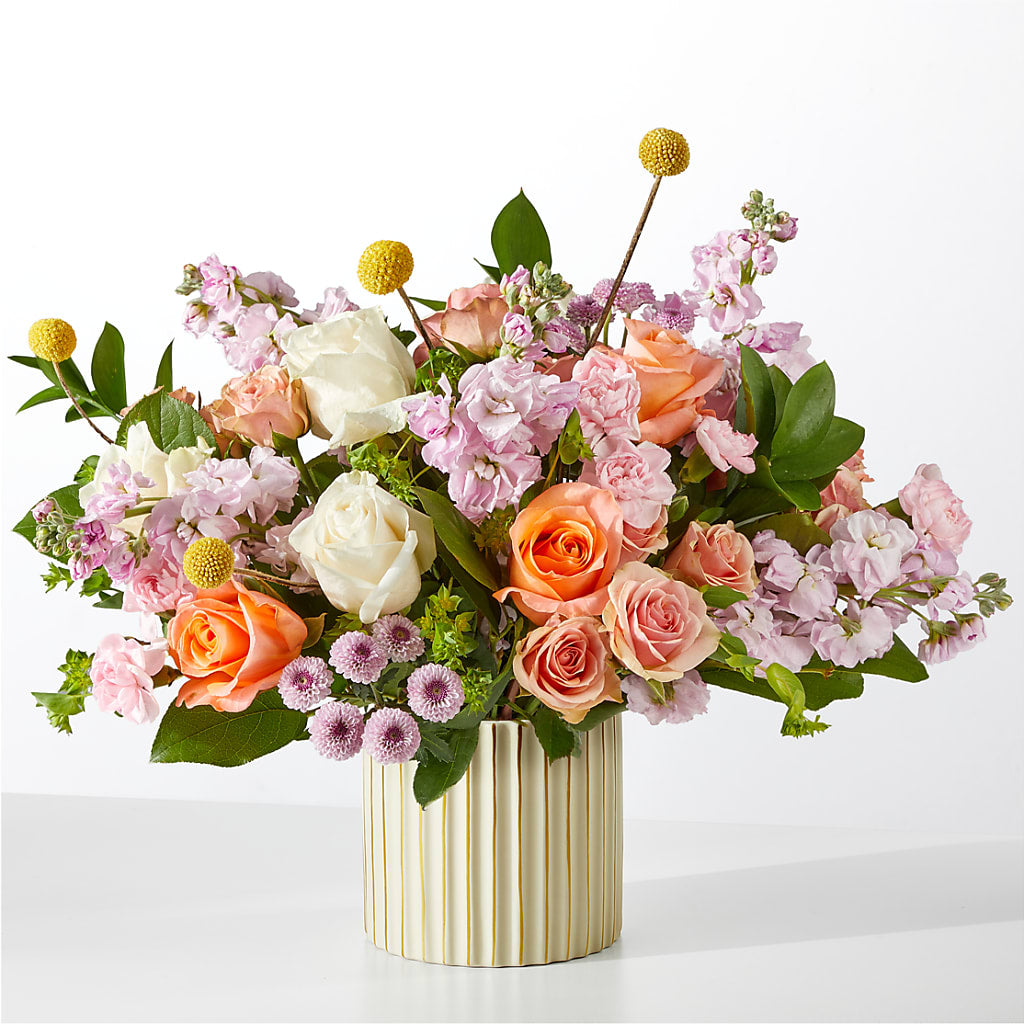 French Market Bouquet with Ivory Vase – T BEARS FLORIST & GIFTS, Columbus OH