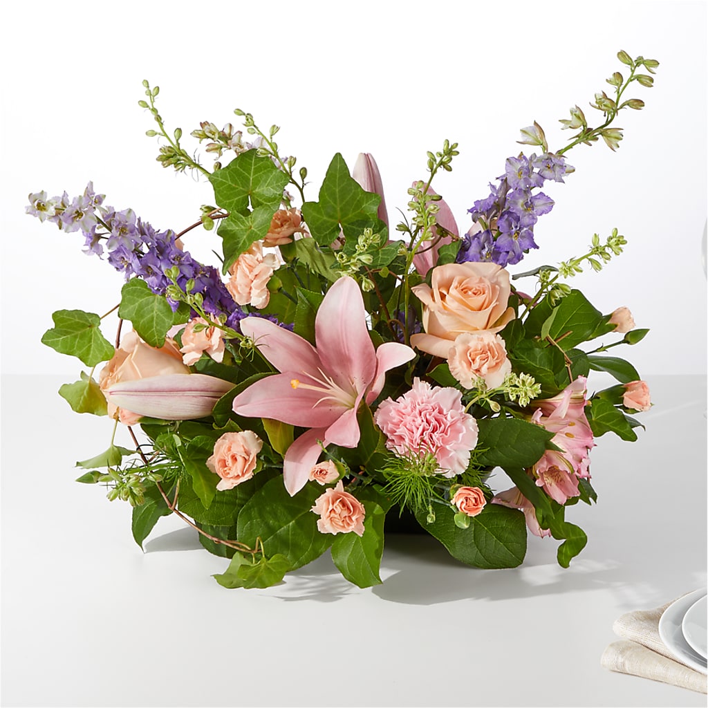 Blossom Time Centerpiece – T BEARS FLORIST & GIFTS, Columbus OH