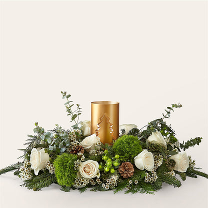 Chestnuts Roasting Centerpiece – T BEARS FLORIST & GIFTS, Columbus OH