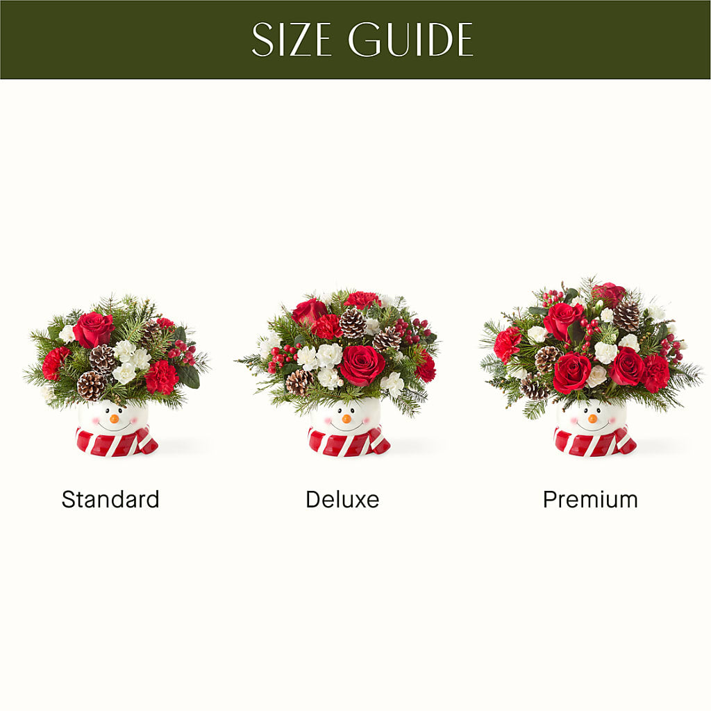 Jolly Snowman Bouquet – T BEARS FLORIST & GIFTS, Columbus OH