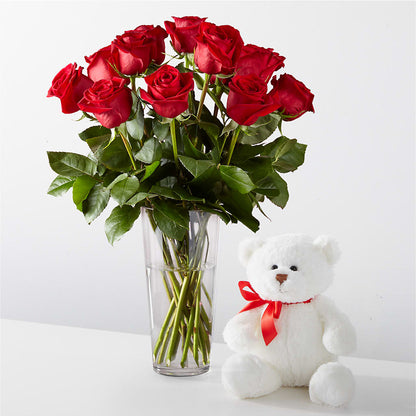 Romantic Long Stem Red Rose Bouquet Bundles – T BEARS FLORIST & GIFTS, Columbus OH