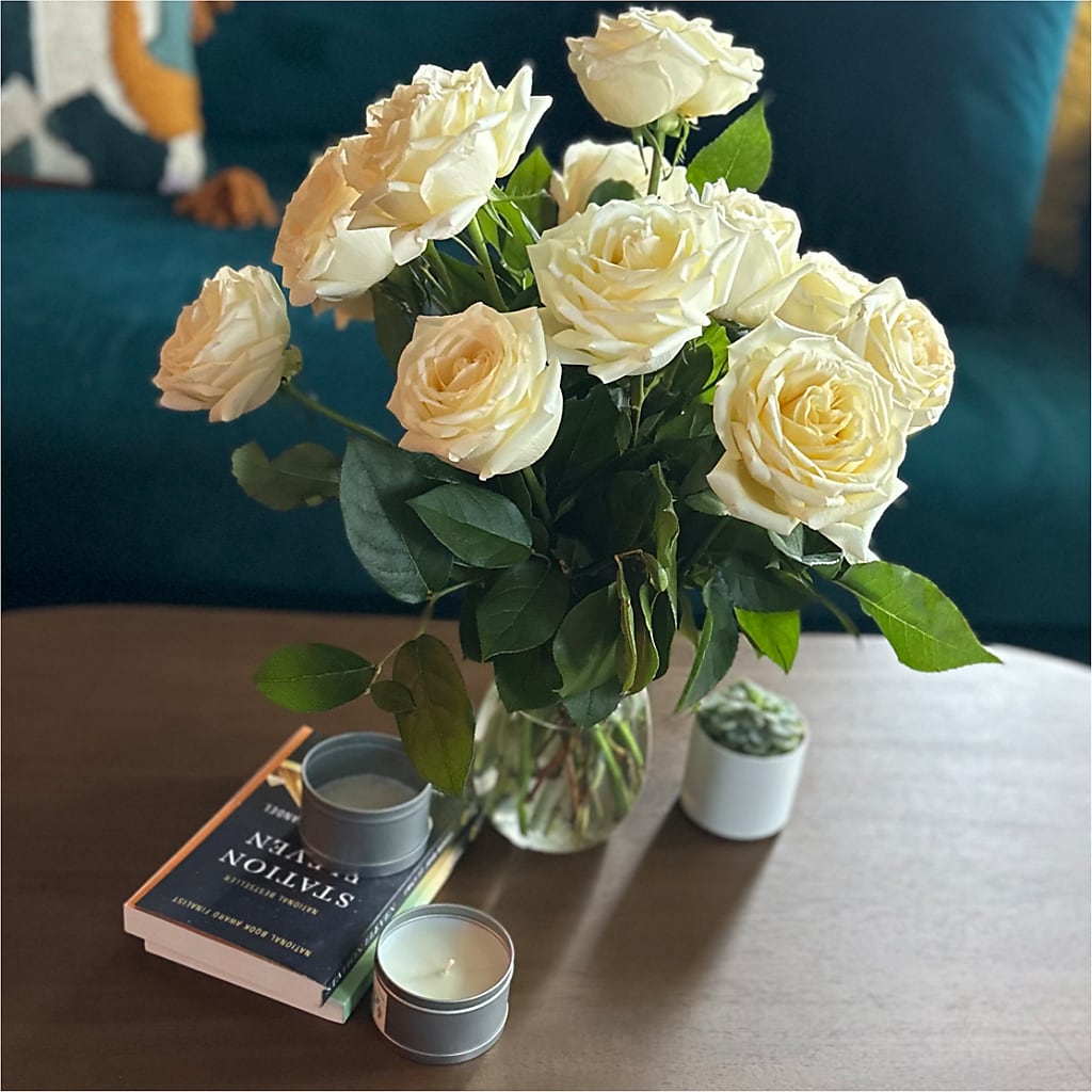 Long Stem Yellow Rose Bouquet – T BEARS FLORIST & GIFTS, Columbus OH