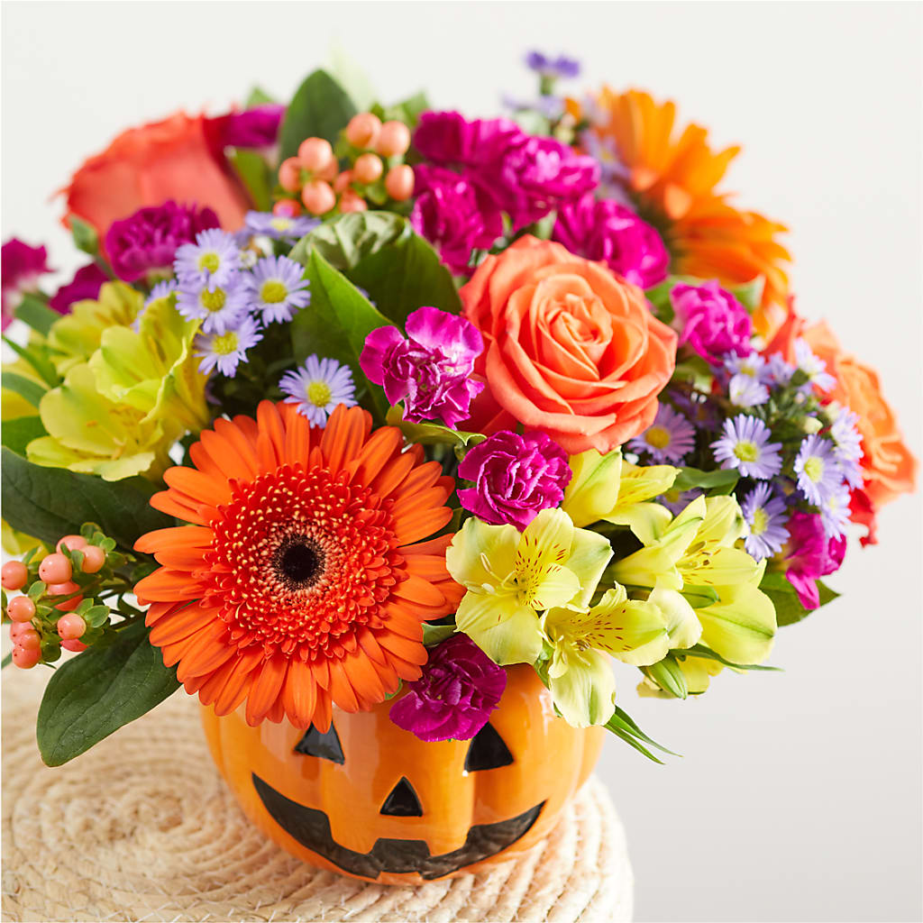 Tricks & Treats Pumpkin – T BEARS FLORIST & GIFTS, Columbus OH