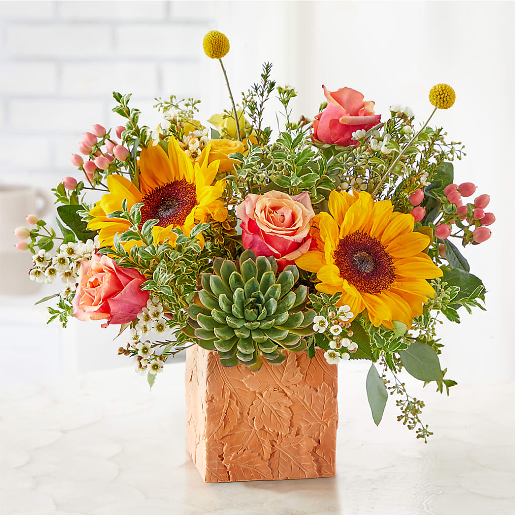 Sunflower Season Bouquet – T BEARS FLORIST & GIFTS, Columbus OH