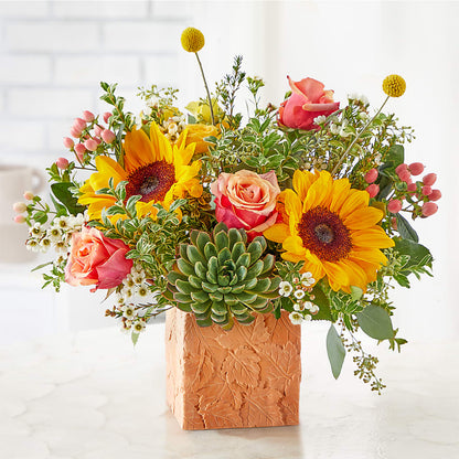 Sunflower Season Bouquet – T BEARS FLORIST & GIFTS, Columbus OH