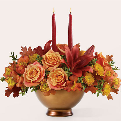 Harvest Table Centerpiece – T BEARS FLORIST & GIFTS, Columbus OH