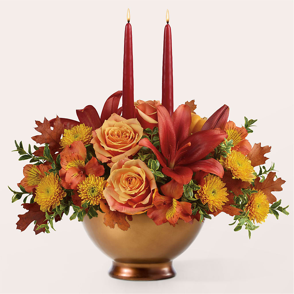 Harvest Table Centerpiece – T BEARS FLORIST & GIFTS, Columbus OH