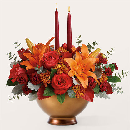 Fruits of Fall Centerpiece – T BEARS FLORIST & GIFTS, Columbus OH