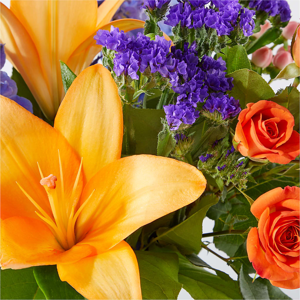 Radiant Citrus Bouquet – T BEARS FLORIST & GIFTS, Columbus OH