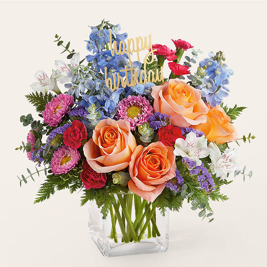 Birthday Bash Bouquet – T BEARS FLORIST & GIFTS, Columbus OH