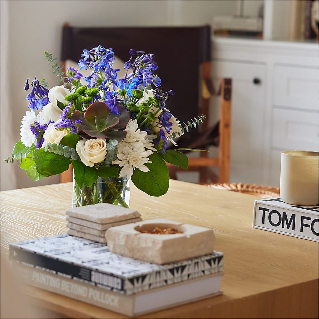 Cerulean Waves Bouquet – T BEARS FLORIST & GIFTS, Columbus OH
