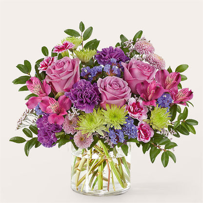 Glass Half Full Bouquet – T BEARS FLORIST & GIFTS, Columbus OH