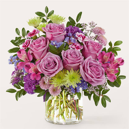 Glass Half Full Bouquet – T BEARS FLORIST & GIFTS, Columbus OH