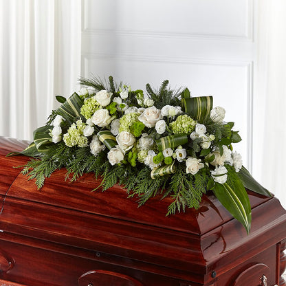 Hopeful Gesture Casket Spray – T BEARS FLORIST & GIFTS, Columbus OH